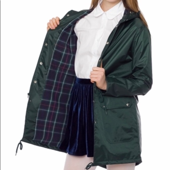 flannel lined rain slicker